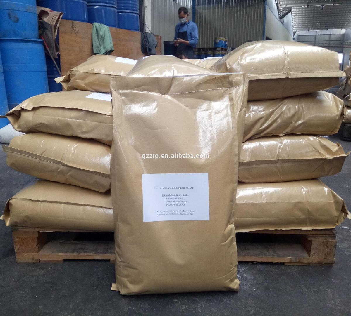 Bulk citric acid anhydrous 10-40 mesh 99% food grade for sale