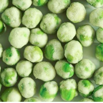 Factory Hot Sale healthy snacks coated green peas