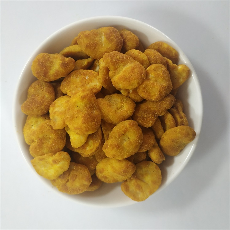 Snack Spicy And Curry Flavor Coated Broad Fava Bean Chips,china Price 