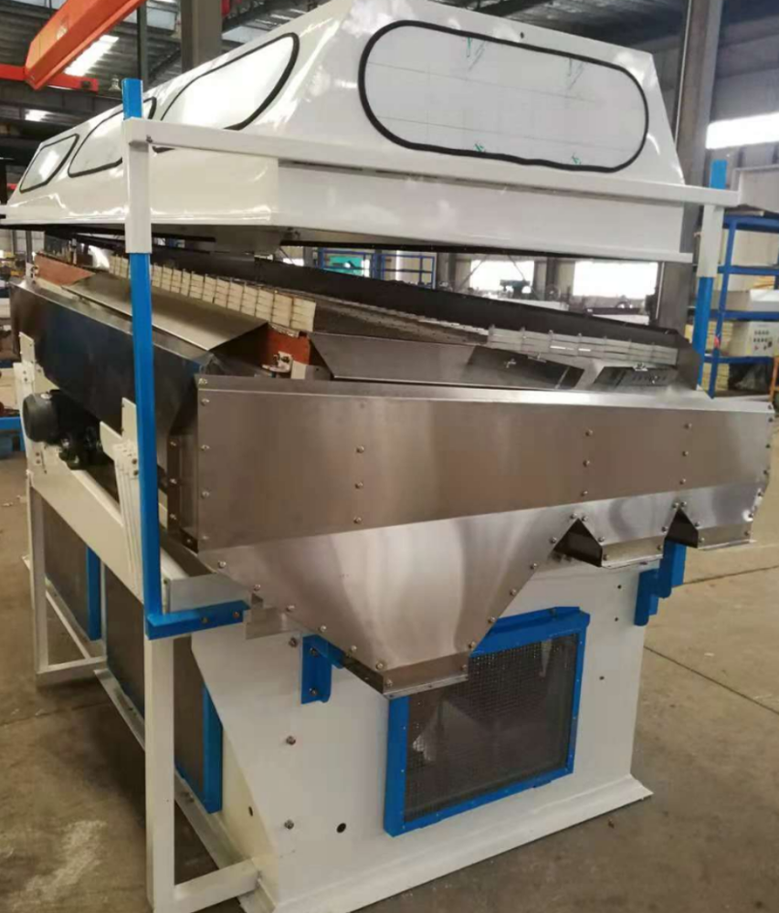 High Capacity Three Layers Paddy Rice Corn Maize Bean Destoner Cleaning Machine Gravity Separator Machine
