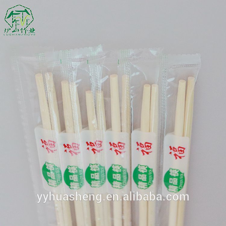 Diameter 4.5mm 5.0mm 5.5mm length 20cm 23cm Chinese paper or OPP wrapped round bamboo bambus custom printed chopsticks