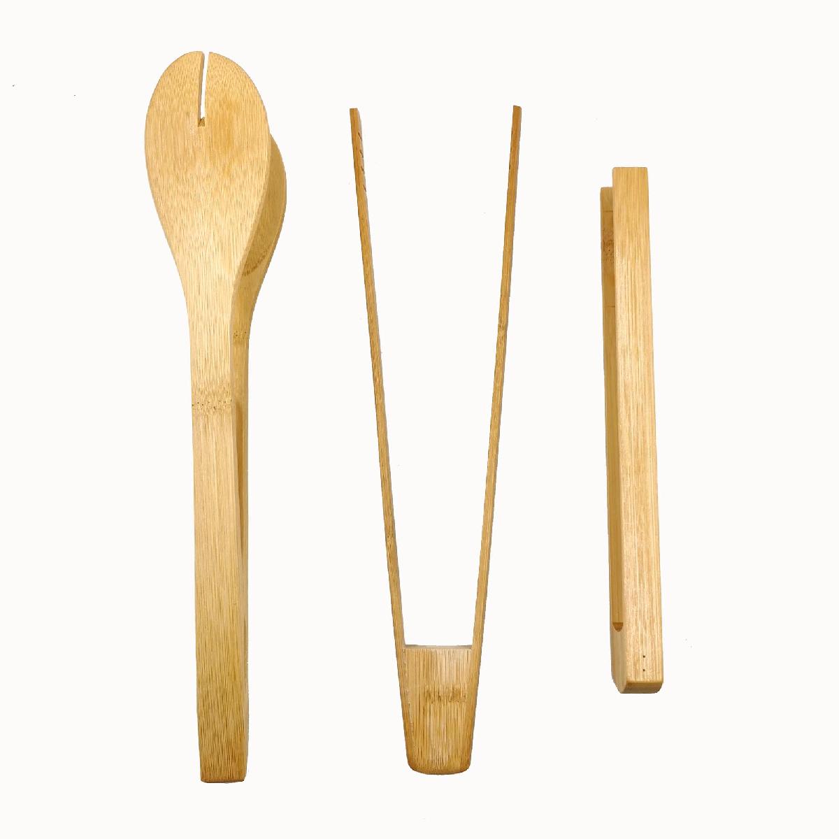 kitchen tool utensils bamboo  scraper  slotted spatula 