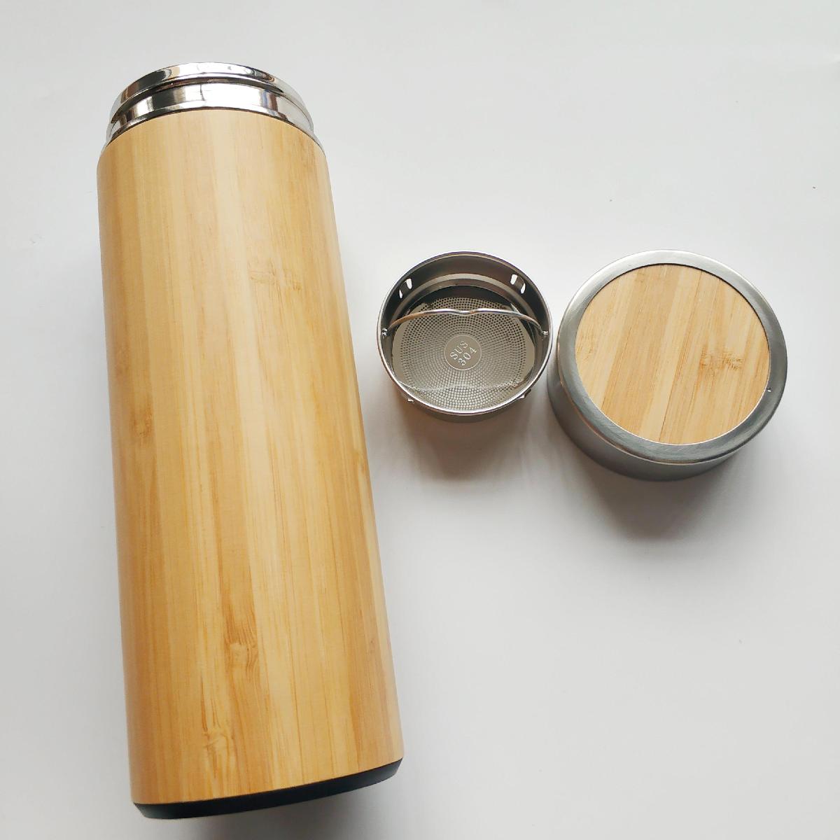 wholesale bamboo tumbler reusable bamboo thermos,China price supplier ...