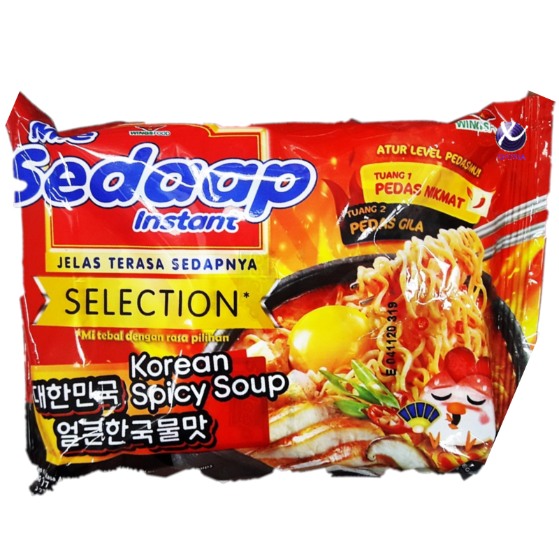 MIE SEDAAP / SEDAP Instant Noodles KOREAN SPICY CHICKEN SOUP | Indonesia Origin