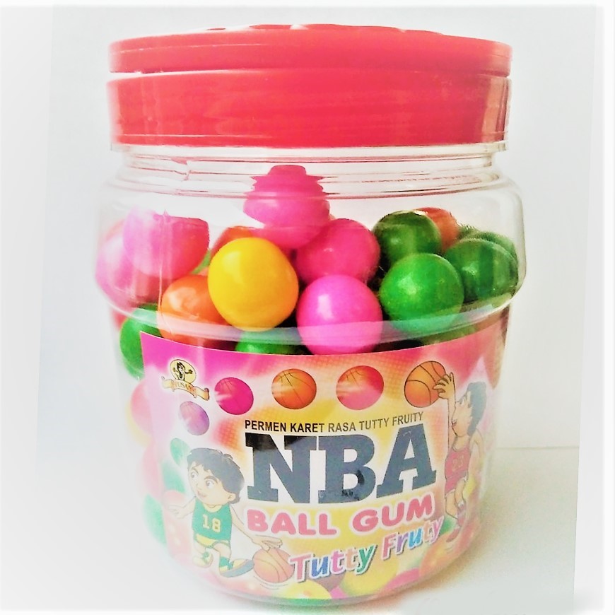 NBA Bubble Gum | Indonesia Origin | Cheap popular candy with tutti frutti flavours