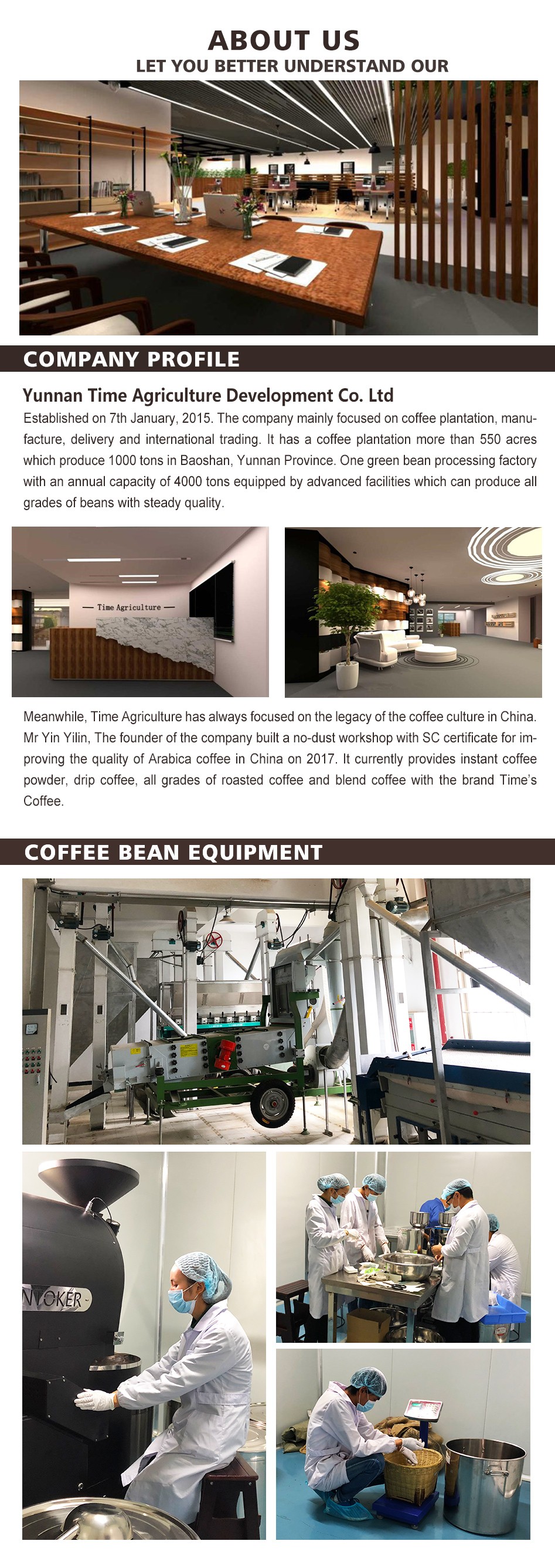 Directly from the farm Unroasted green coffee beans Arabica raw coffee beans