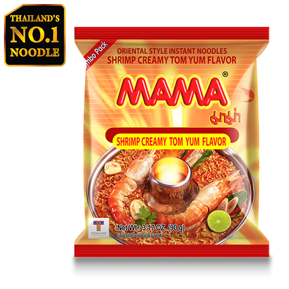 Thai agri foods co ltd Mama Jumbo Noodles Tom Yum 90g is not halal