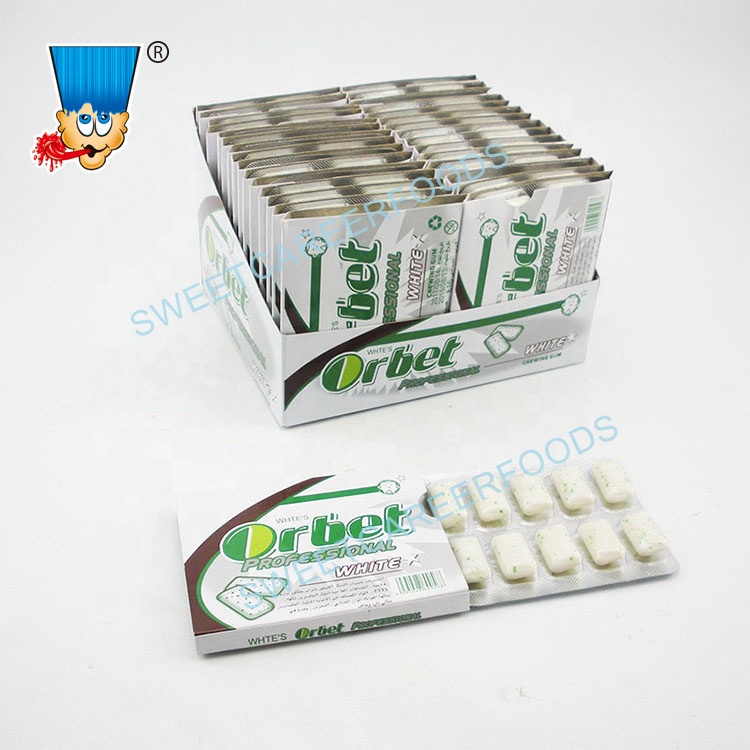 Mint Flavor Orbet Crispy Xylitol Chewing Gum