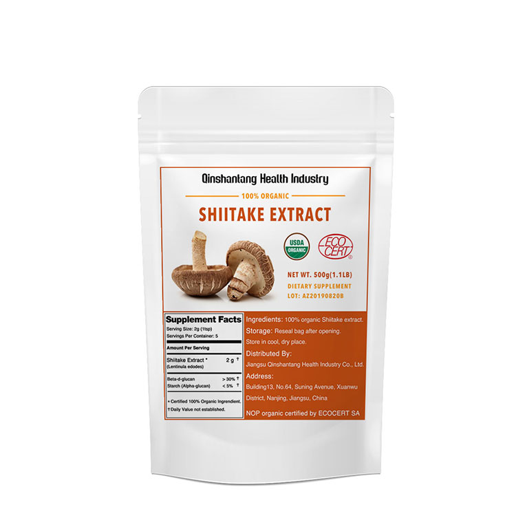 10% Beta Glucan Organic Enhance Liver Function Shiitake Mushroom ...