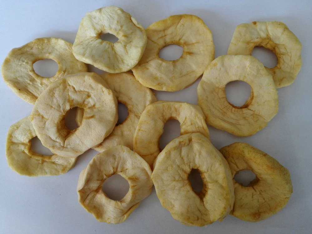 Chinese new crop  with sulfured and unsulfured preserved fruit healthy snacks dried apple ring