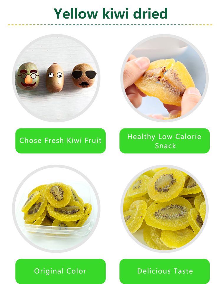Factory Direct Sales Healthy Snacks Dry fruit Chinese Dried Kiwi Fruit