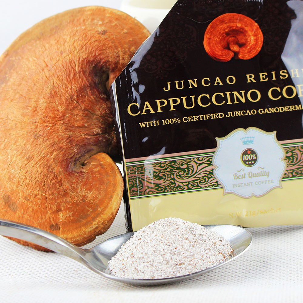 Wholesale Organic Ganoderma  Reishi Mushroom Extract Herbal Instant Coffee Powder