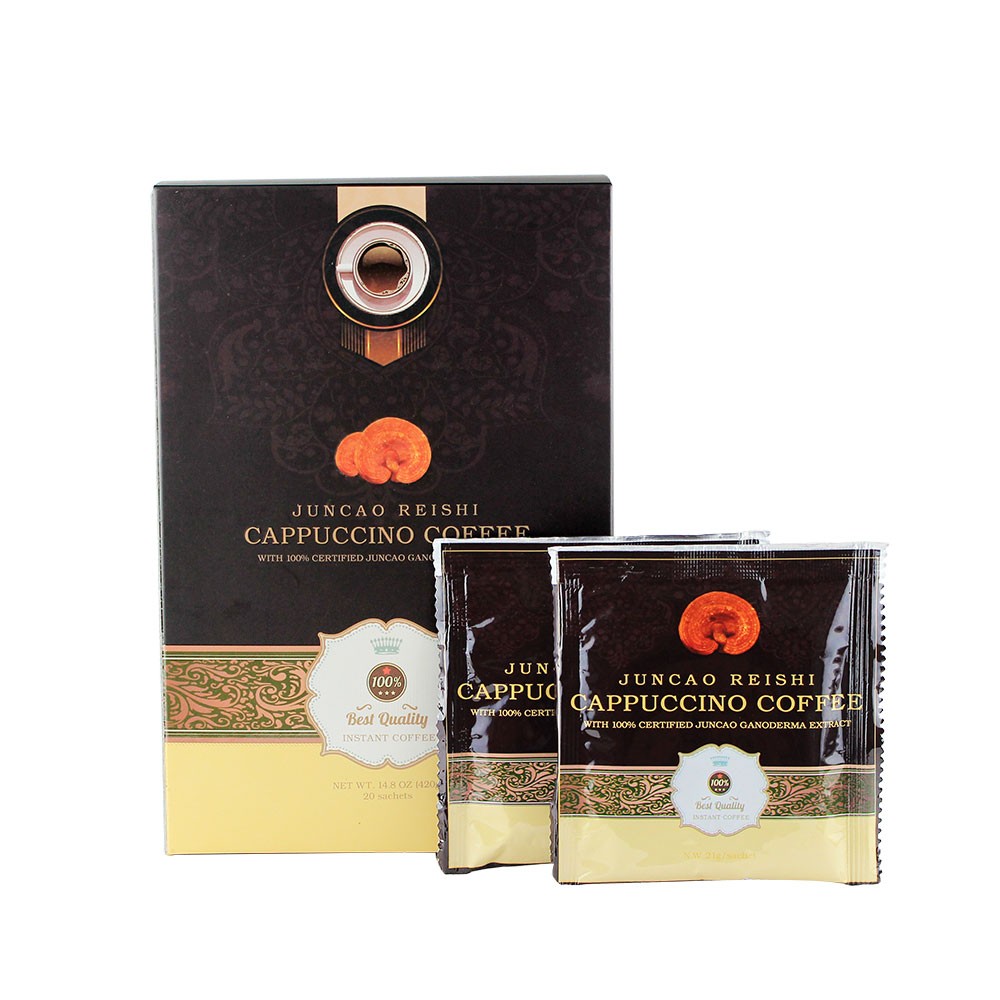 Wholesale Organic Ganoderma  Reishi Mushroom Extract Herbal Instant Coffee Powder
