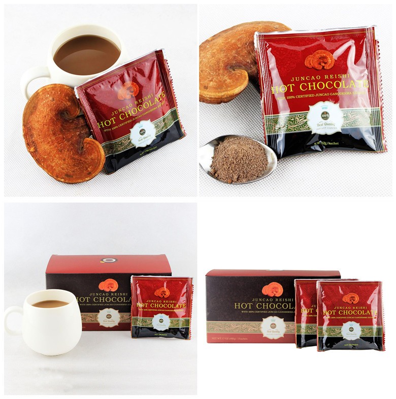 Wholesale Organic Ganoderma  Reishi Mushroom Extract Herbal Instant Coffee Powder