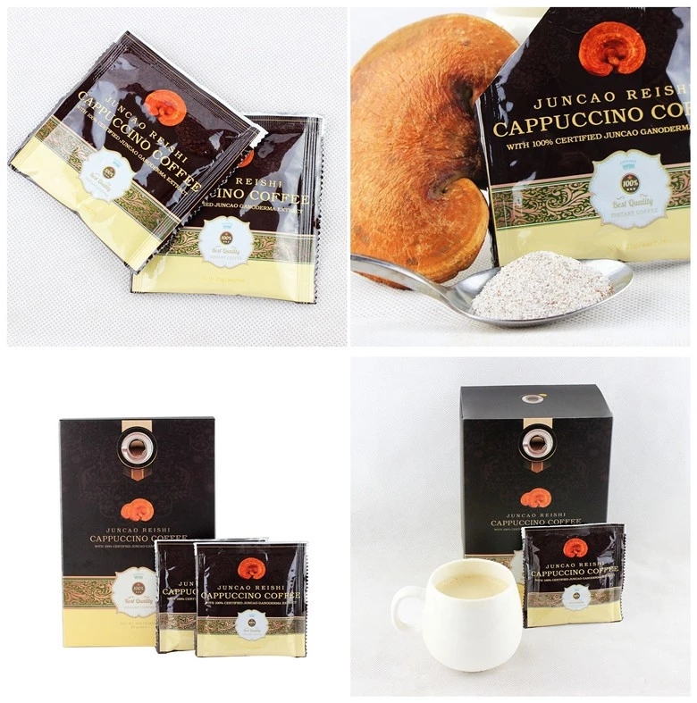 Organic ganoderma black coffee mushroom extract ganoderma lucidum pure