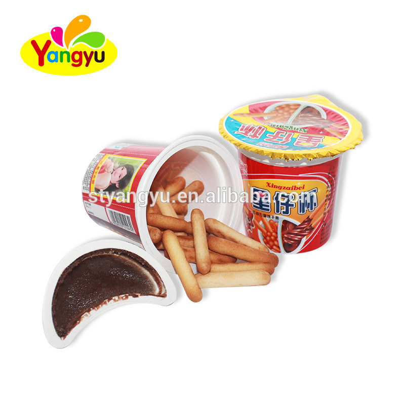 45 g de chocolate Cup, Biscoito Doce Stick com chocolate Creamer - China  Biscuit, Banheira Venda biscuit