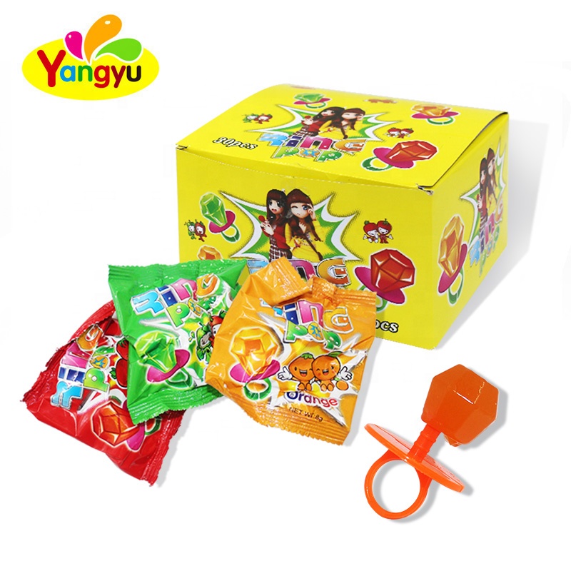 Sweet Fruity Funny Diamond Ring Pop Lollipop Candy,China price supplier ...