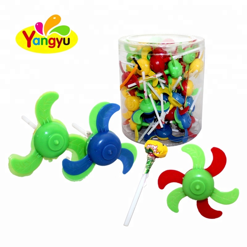 Funny Spinner Fan Toy With Fruity Flavor Sweet Lollipop,China price ...