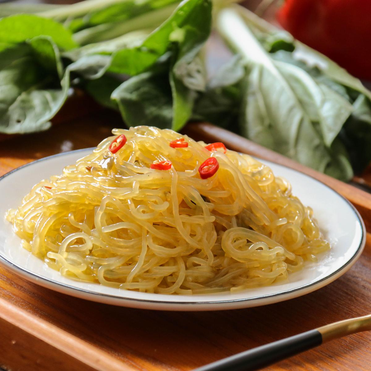 Low calories Sauerkraut falvor Instant  konjac noodles  for Slimming food