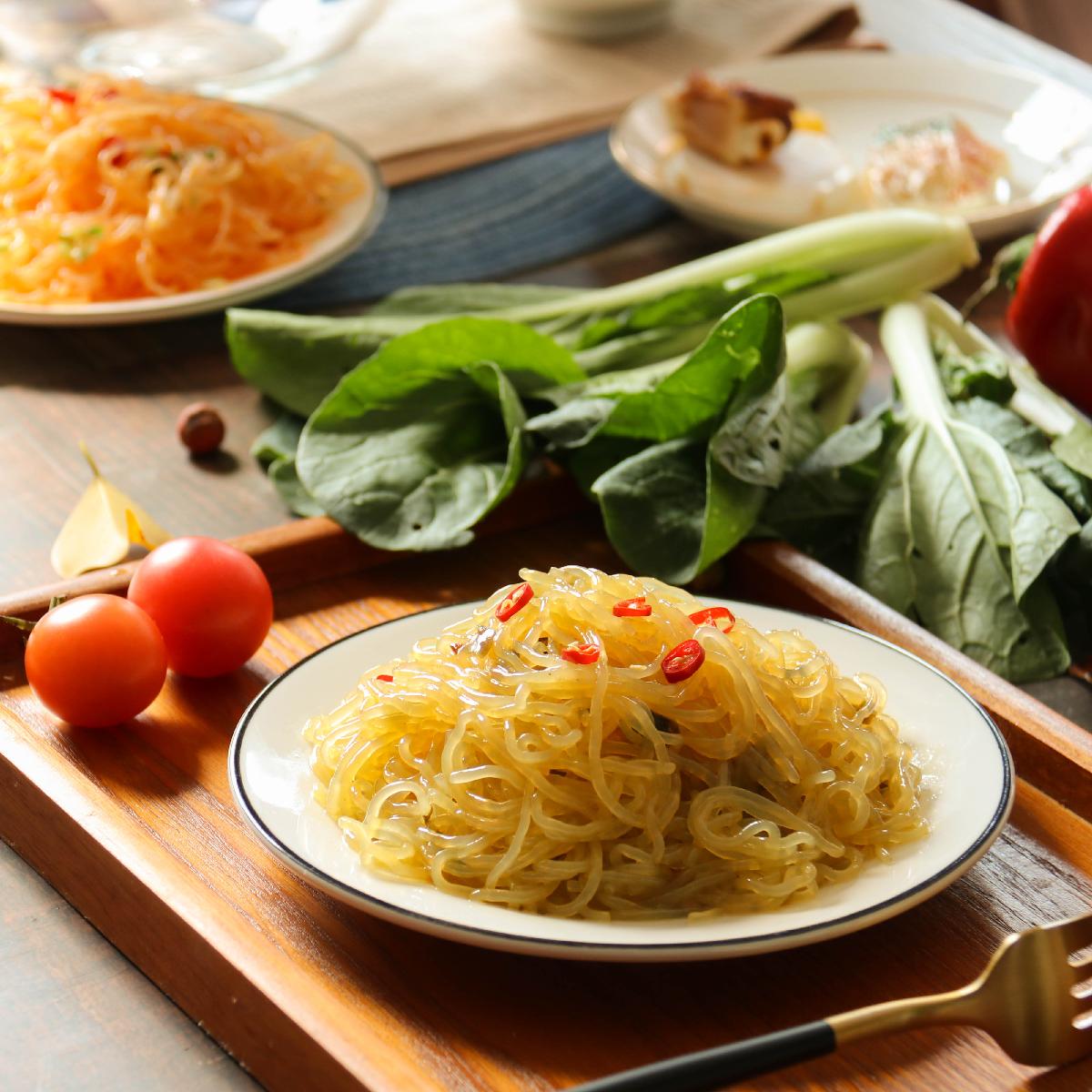 Low calories Sauerkraut falvor Instant  konjac noodles  for Slimming food