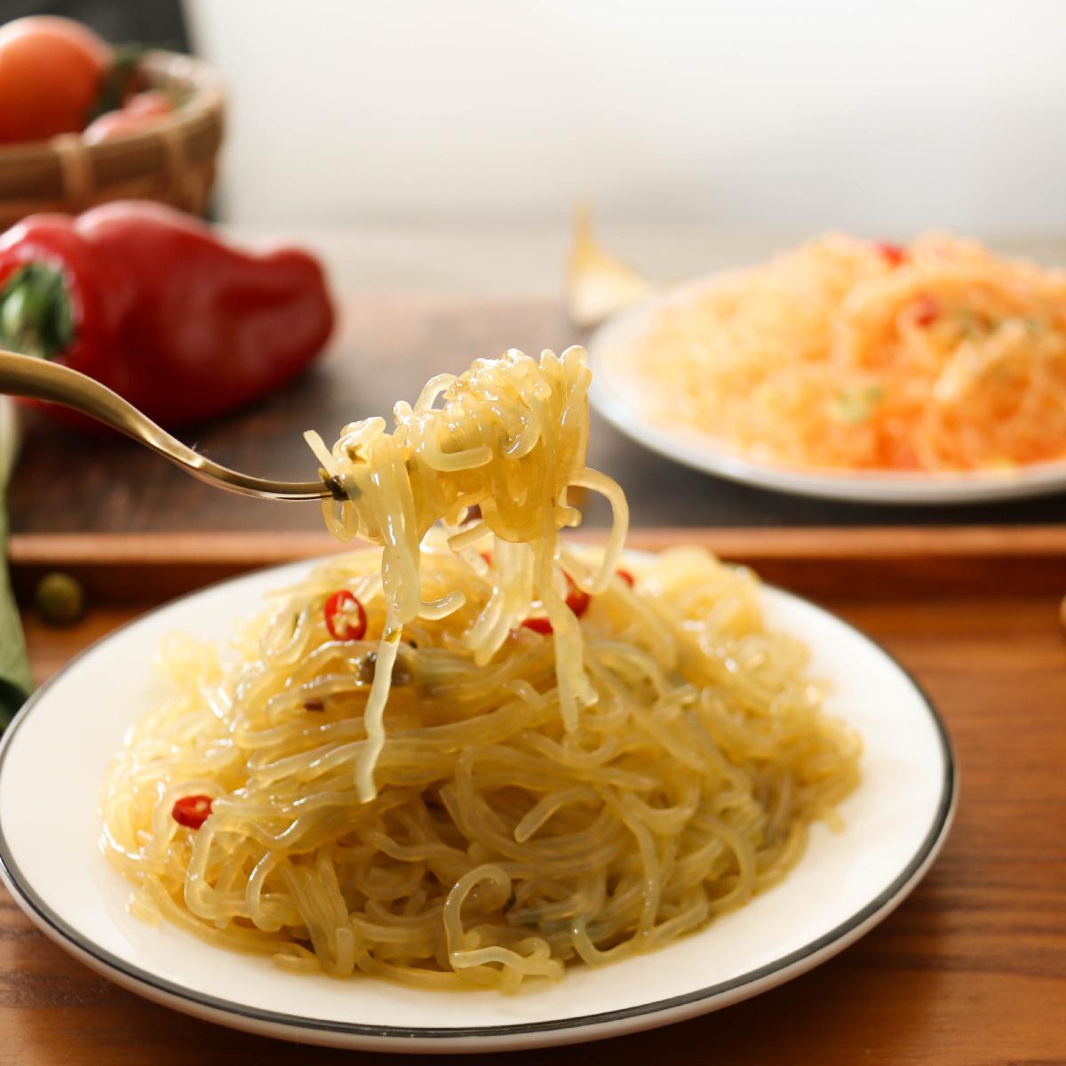 Low calories Sauerkraut falvor Instant  konjac noodles  for Slimming food