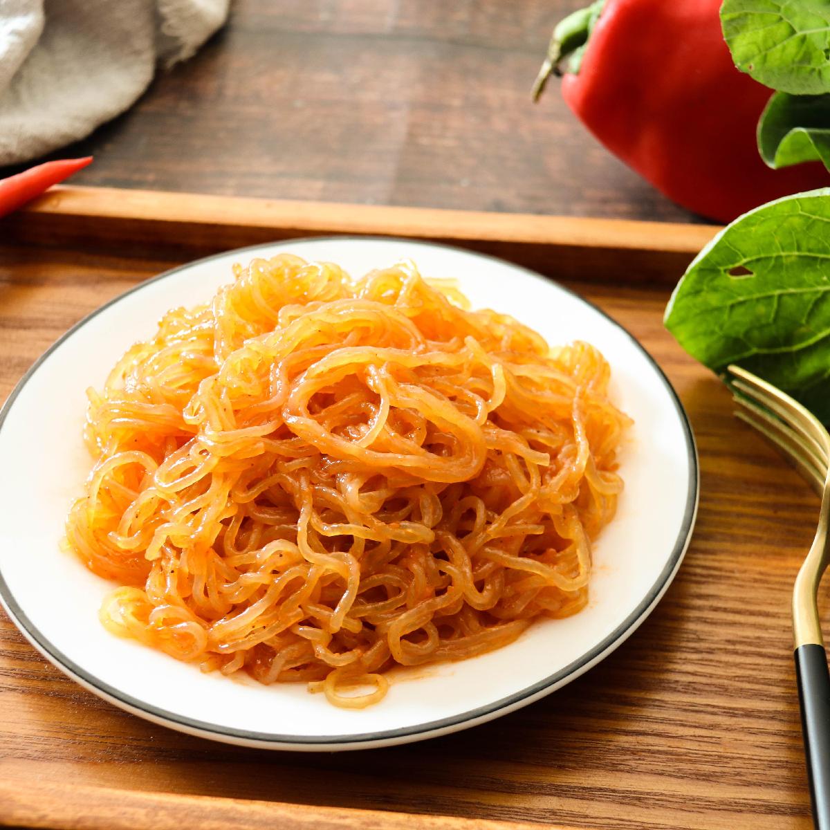 Low calories soybean falvor  instant  konjac  noodles For Keep Fit