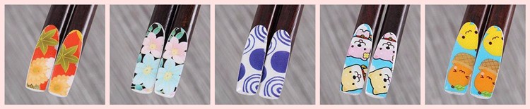 5 pairs Handmade Japanese Style Wooden Chopsticks Gift Set Box Kitchen Cutlery Portable Dinner