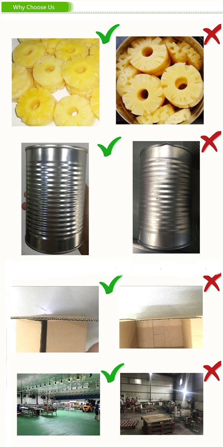 Good canned pineapple food in season price list