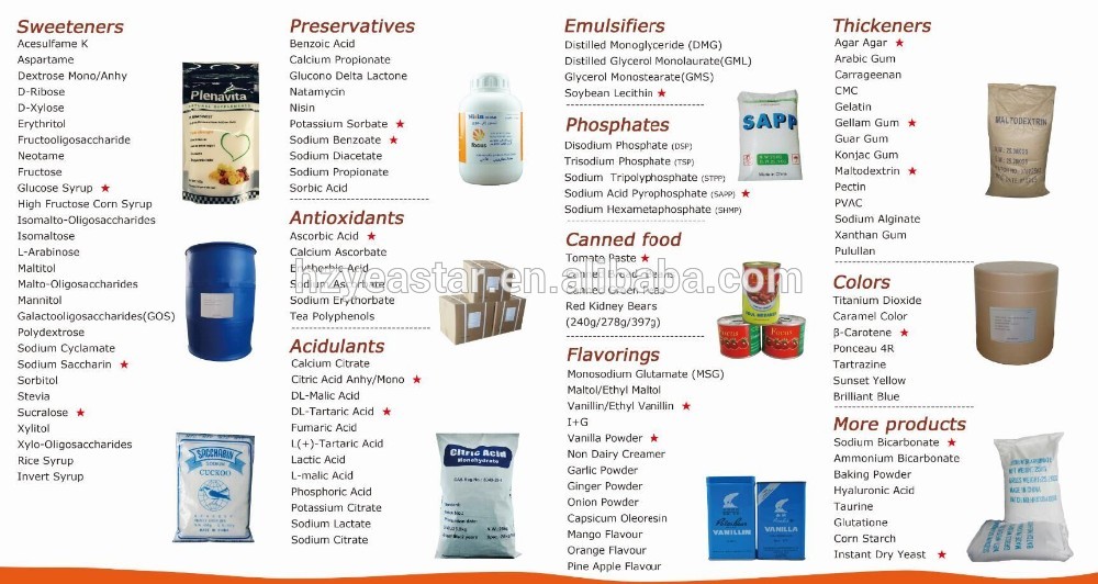 Natural Organic DL-Malic Acid Food Additive DL Malic Acid for Beverage