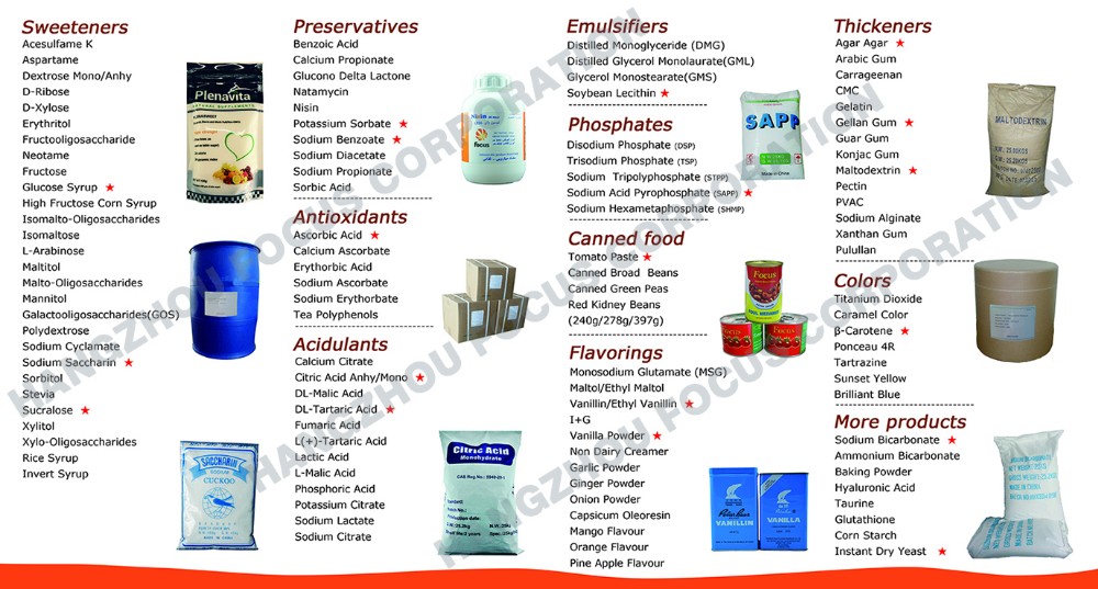 Nutrition Enhancers Flavoring Agents Emulsifiers Type glucose syrup price good
