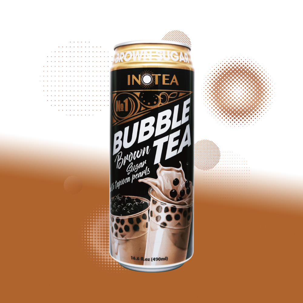 INOTEA 490ml bubble milk tea canned drink,Taiwan, China price supplier