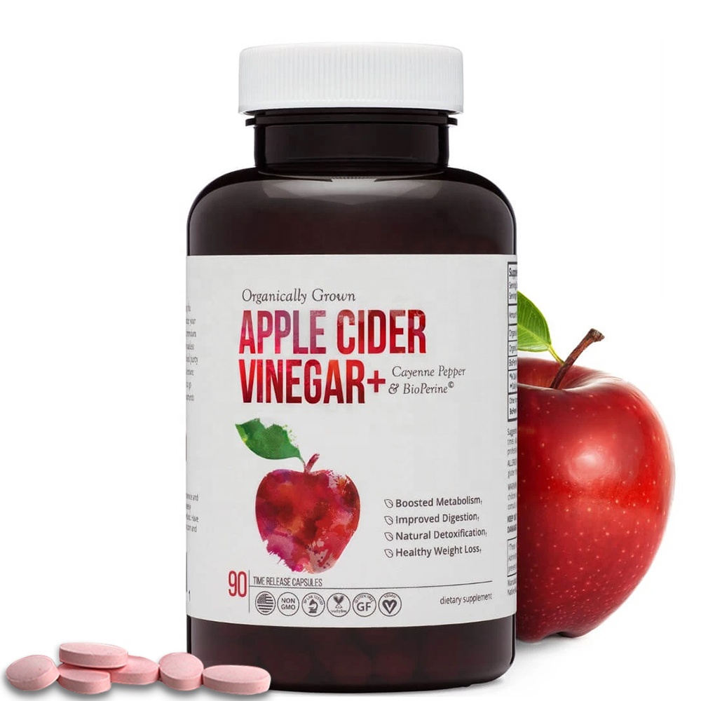 Natural Fruit Extract DV With Mother Apple Cider Vinegar Chewable Pill ...