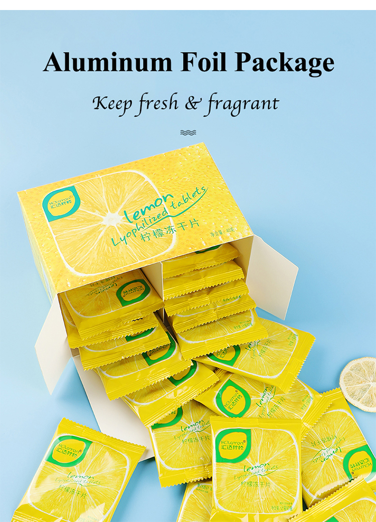 Wholesale Crispy Natural Dehydrated Freeze Yellow Dried Lemon Slices For Free Sample
