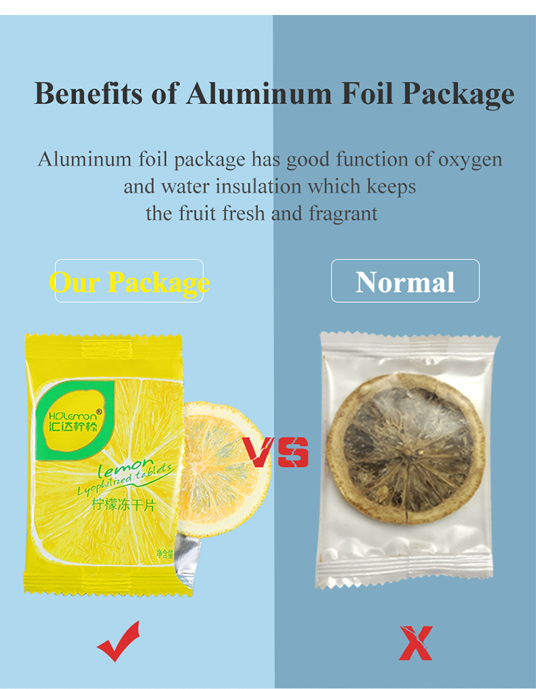 Wholesale Crispy Natural Dehydrated Freeze Yellow Dried Lemon Slices For Free Sample