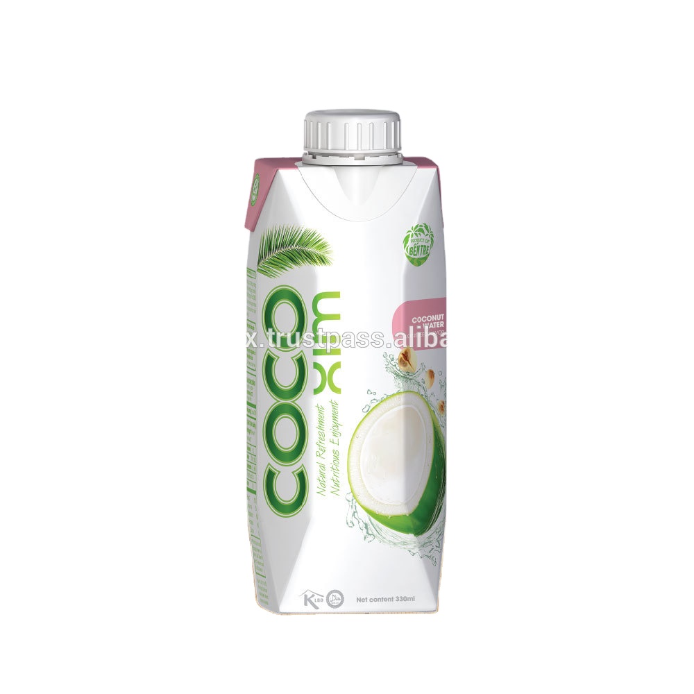 High quality organic coconut water in tetra pak 330ml,1000ml - Made in Vietnam