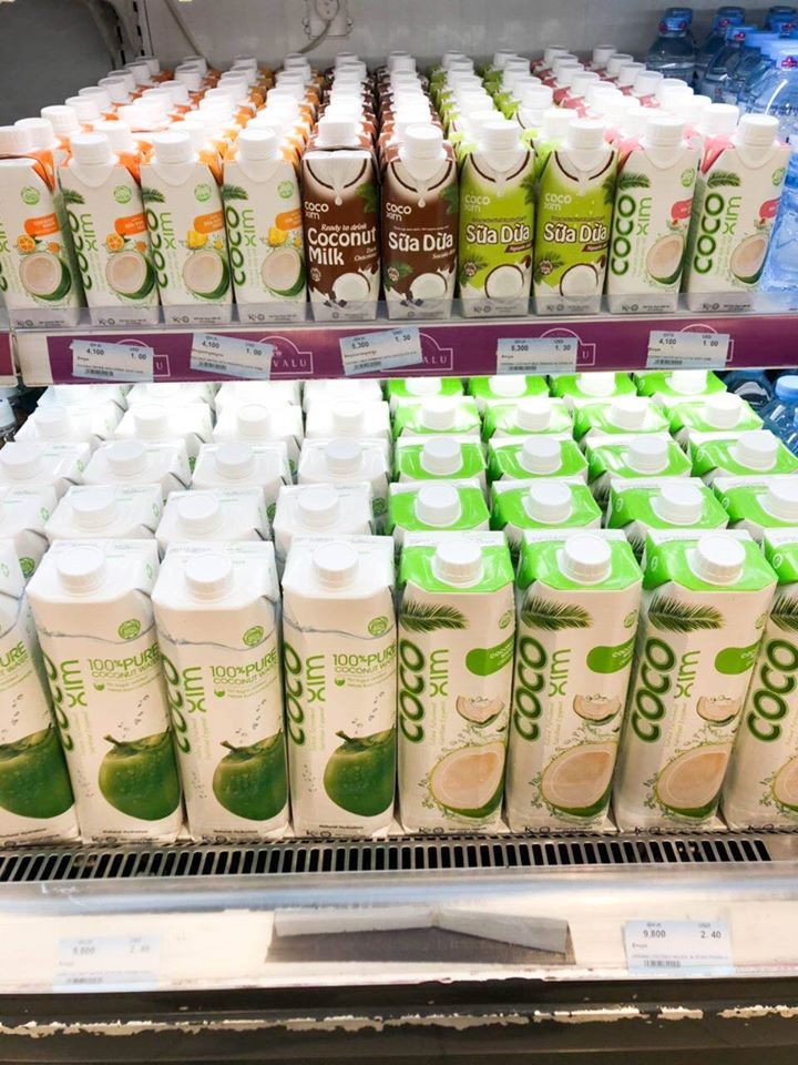 High quality organic coconut water in tetra pak 330ml,1000ml - Made in Vietnam