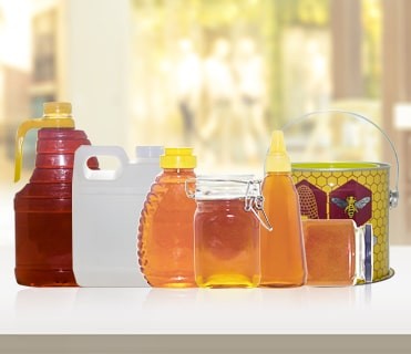 Organic cream white solid bee honey bulk