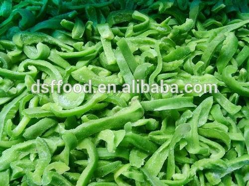 supply BRC certified IQF frozen mix pepper/ frozen red green yellow pepper dice / frozen green pepper strip good quality