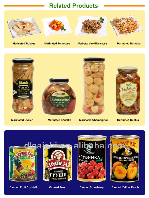 314ml/550ml/580ml canned nameko mushroom in brine in tin
