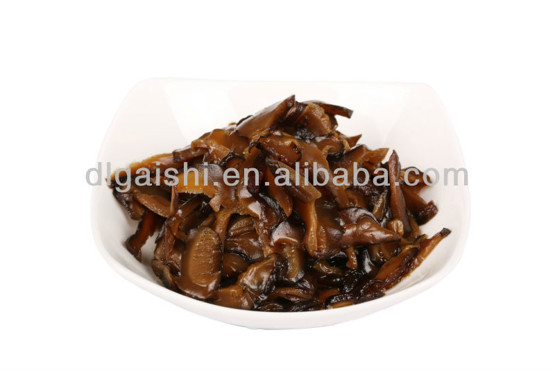 Frozen seasoned shiitake slices for sushi