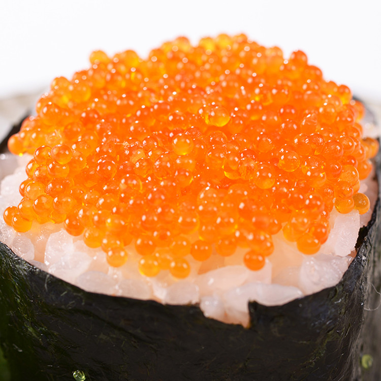 Gold Supplier Small Orange Black Green Fish Eggs Roe Caviar Sushi