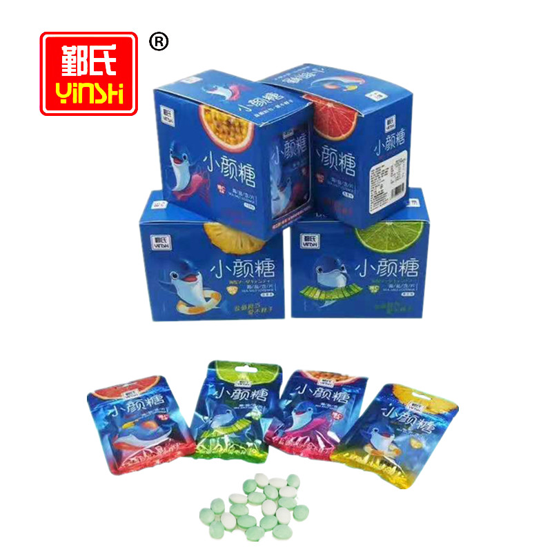 Sugar Free Fruity Flavor Press Candy in Zipper Bag