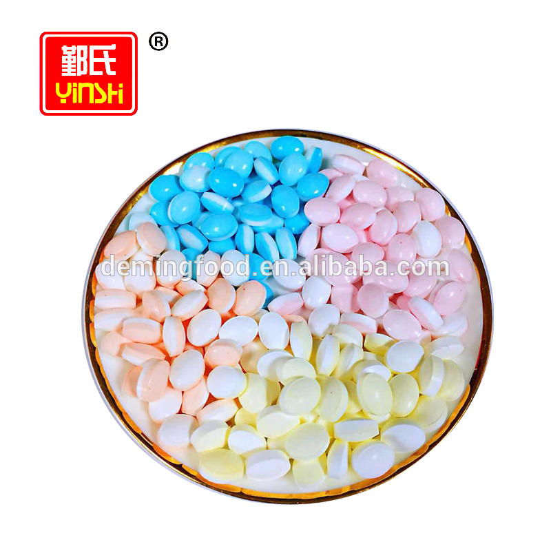 Sugar Free Fruity Flavor Press Candy in Zipper Bag