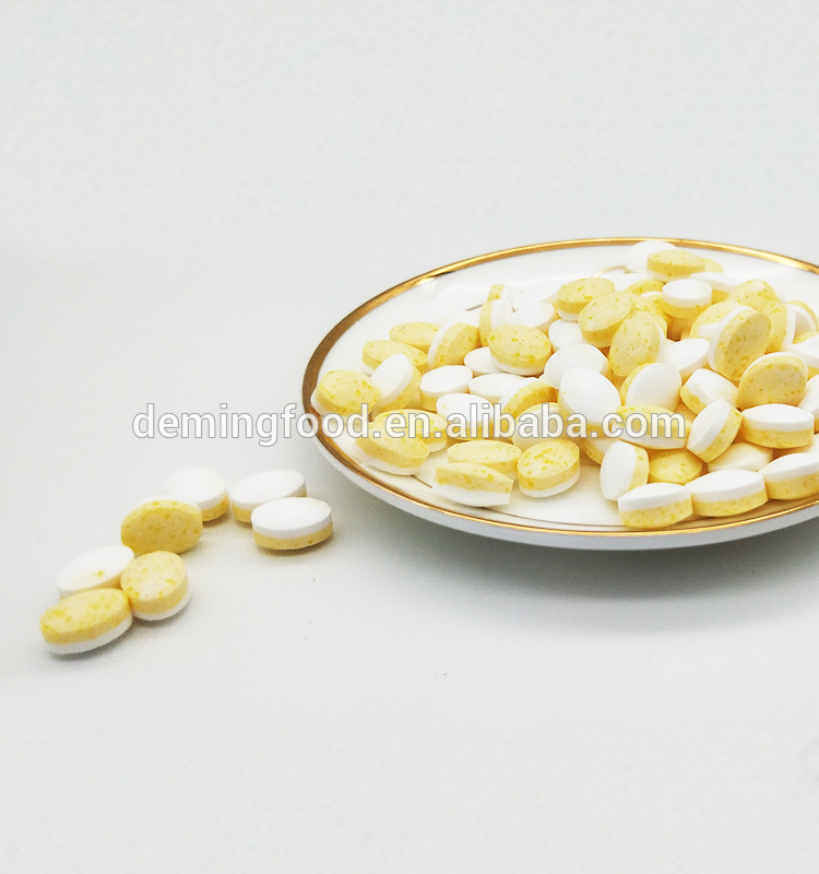 Custom cool and fresh pineapple mint tablet press candy