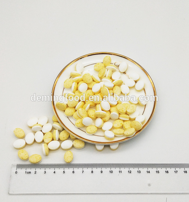 Custom cool and fresh pineapple mint tablet press candy