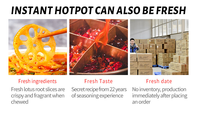 Hot Sale Spicy Instant Food Convenient Vegetarian Self heating Hot Pot In 402g