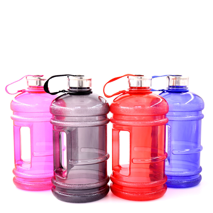 Amazon Hot Selling BPA free 2.2L Sport Water Bottle Big Capacity Clear Plastic PETG GYM Water Bottle