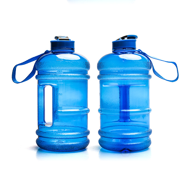 Amazon Hot Selling BPA free 2.2L Sport Water Bottle Big Capacity Clear Plastic PETG GYM Water Bottle