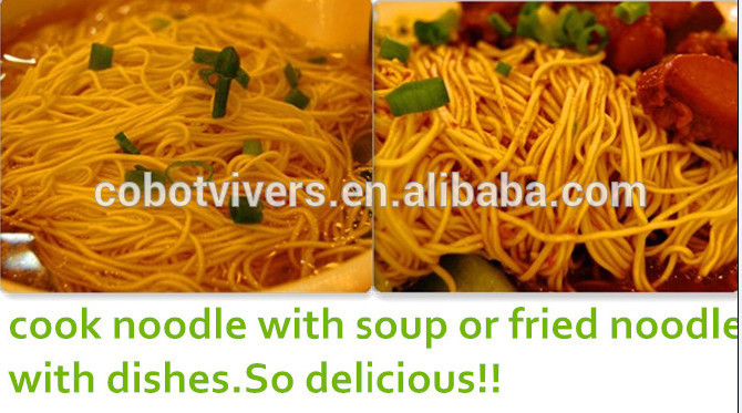 Private label Delicious quick cooking instant egg noodles