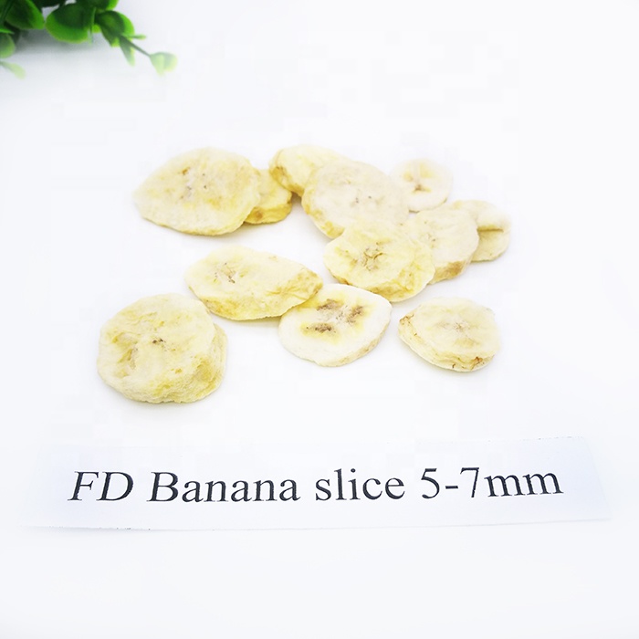 Banana lyophilized slice snack freeze dried banana piece